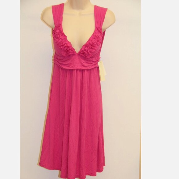 New Kenneth Cole New York Swimsuit Bikini Cover Up Dress Lipstick - Picture 1 of 4